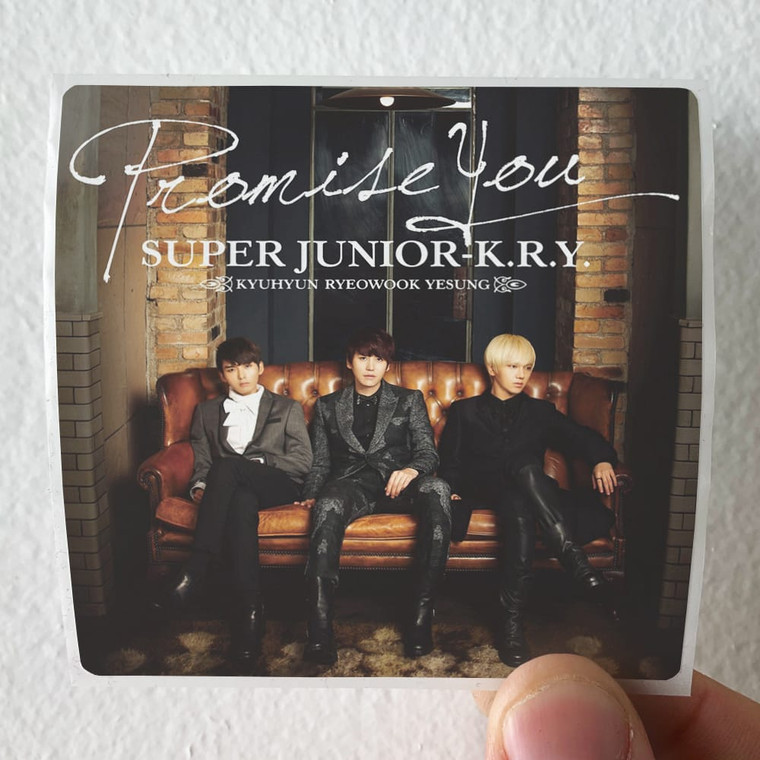 Super Junior-KRY Promise You Album Cover Sticker