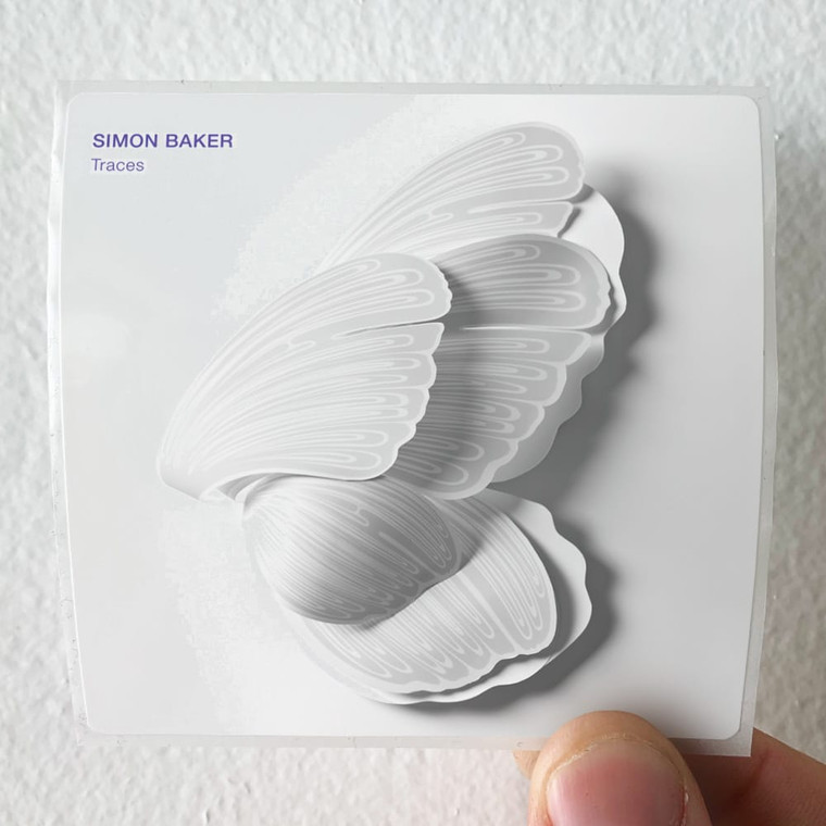 Simon Baker Traces Album Cover Sticker
