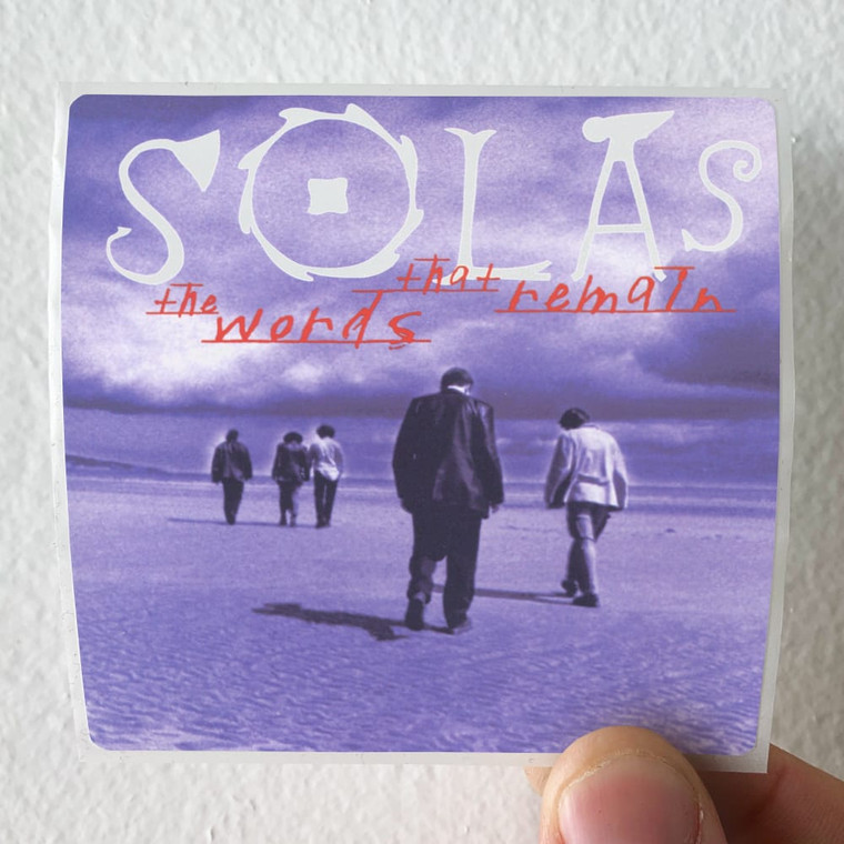 Solas The Words That Remain Album Cover Sticker