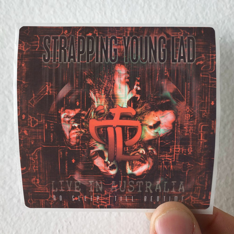 Strapping Young Lad No Sleep Till Bedtime Live In Australia Album Cover Sticker