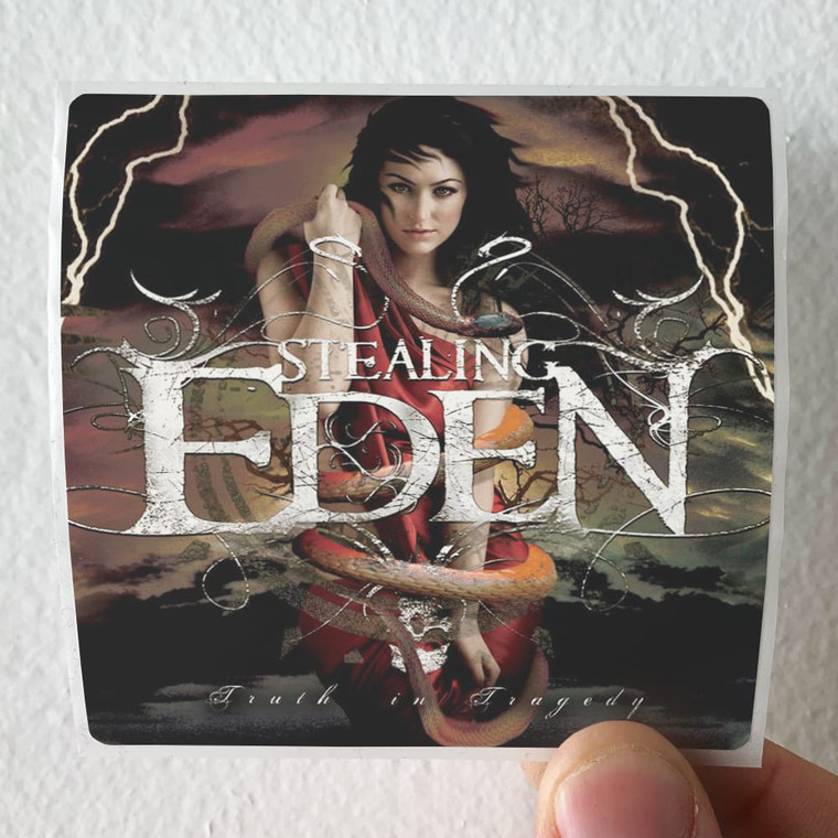 Stealing Eden Truth In Tragedy Album Cover Sticker