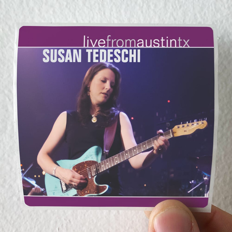 Susan Tedeschi Live From Austin Tx Album Cover Sticker