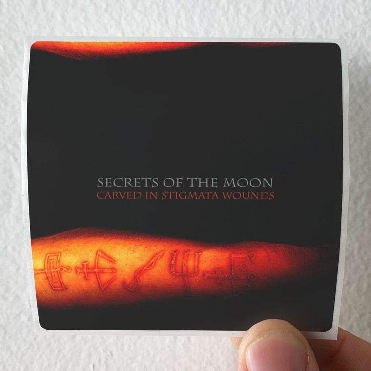 Secrets of the Moon Carved In Stigmata Wounds Album Cover Sticker