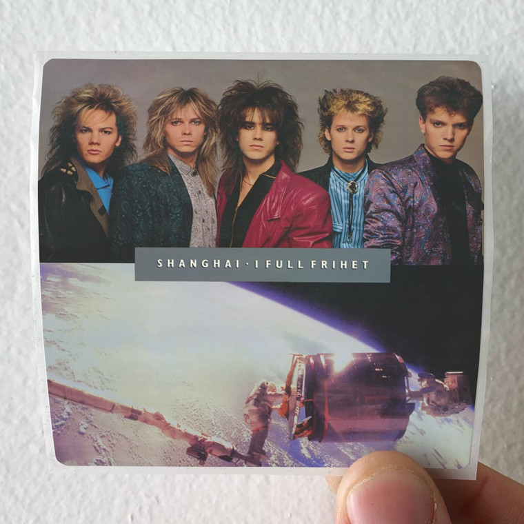 Shanghai I Full Frihet Album Cover Sticker