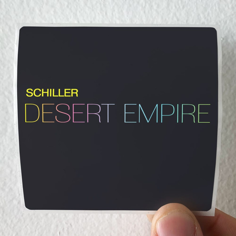 Schiller Desert Empire Album Cover Sticker