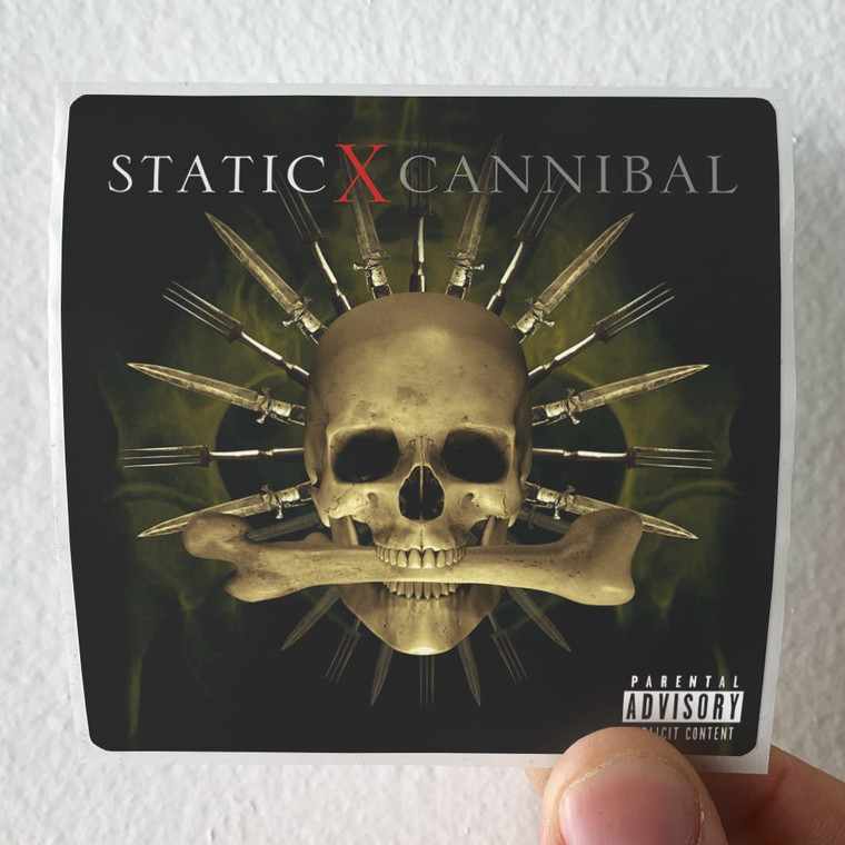 Static-X Cannibal Album Cover Sticker