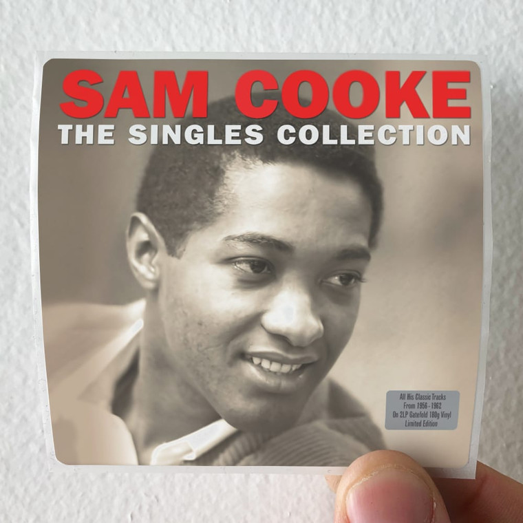 Sam Cooke The Singles Collection 1 Album Cover Sticker