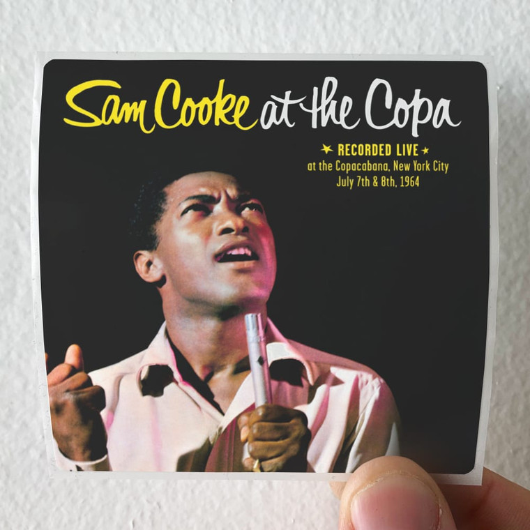 Sam Cooke Sam Cooke At The Copa Album Cover Sticker
