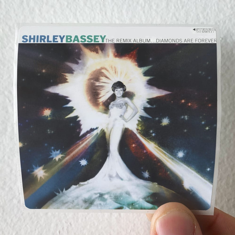 Shirley Bassey The Remix Album Diamonds Are Forever 1 Album Cover Sticker