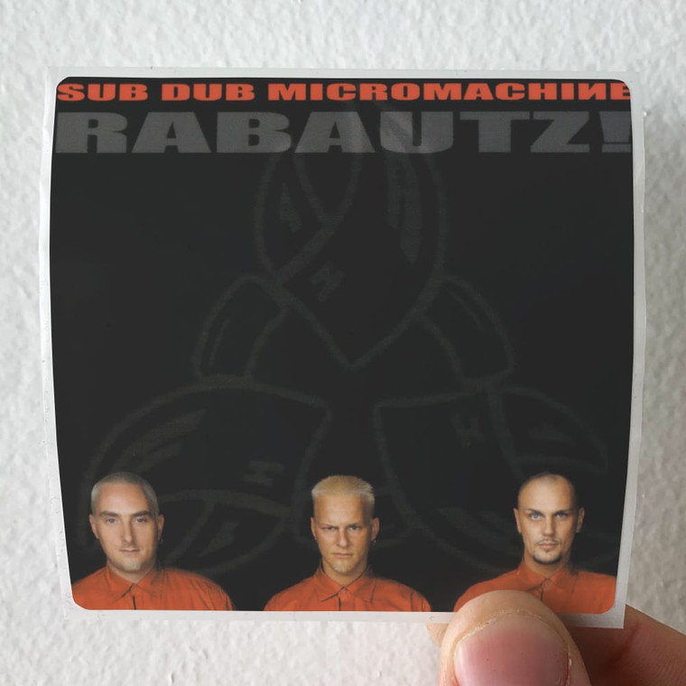 Sub Dub Micromachine Rabautz Album Cover Sticker