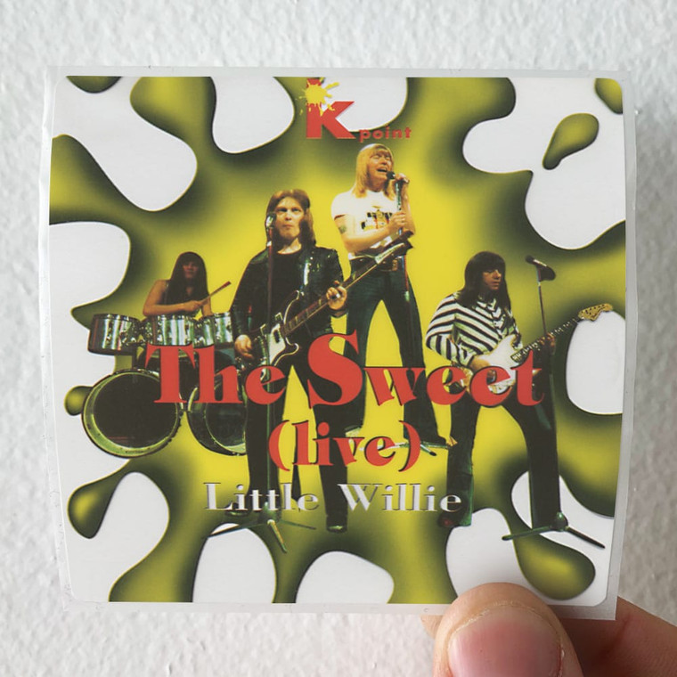 Sweet Little Willie Live Album Cover Sticker