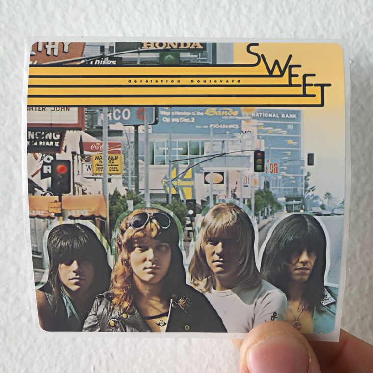 Sweet Desolation Boulevard 1 Album Cover Sticker