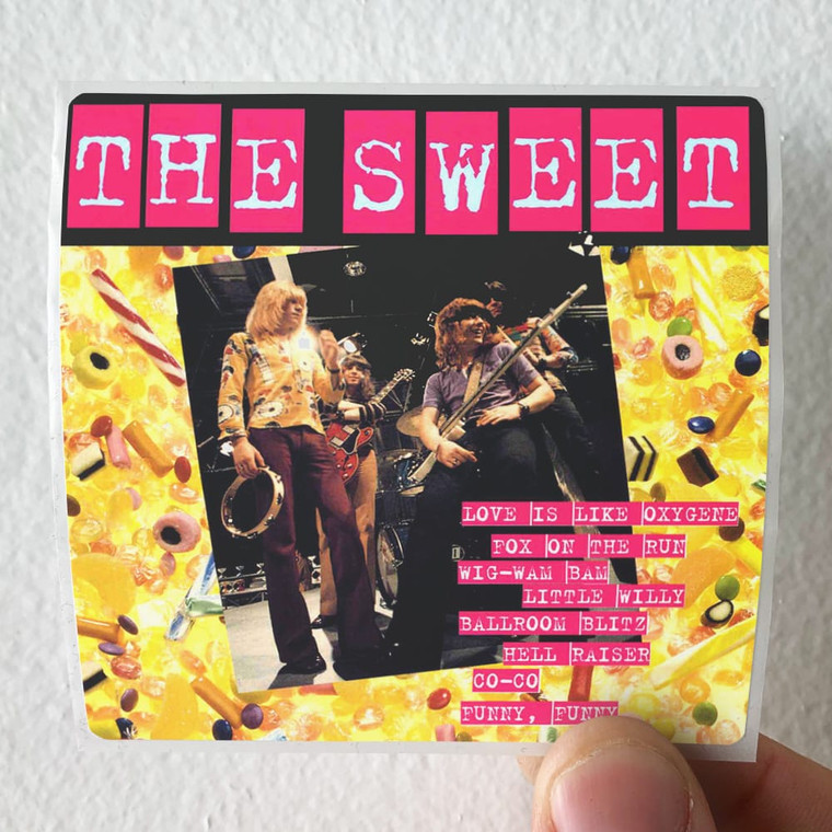 Sweet The Sweet Album Cover Sticker