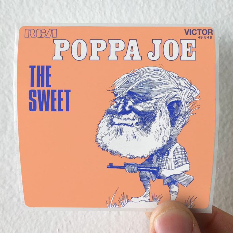 Sweet Poppa Joe Jeanie Album Cover Sticker