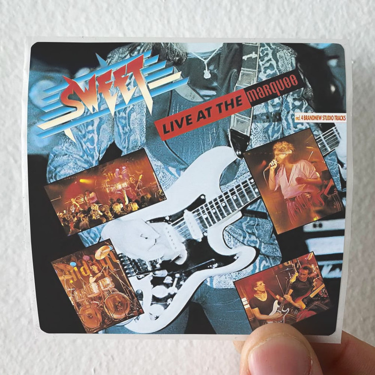 Sweet Live At The Marquee Album Cover Sticker