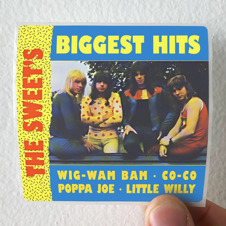 Sweet Biggest Hits 1 Album Cover Sticker