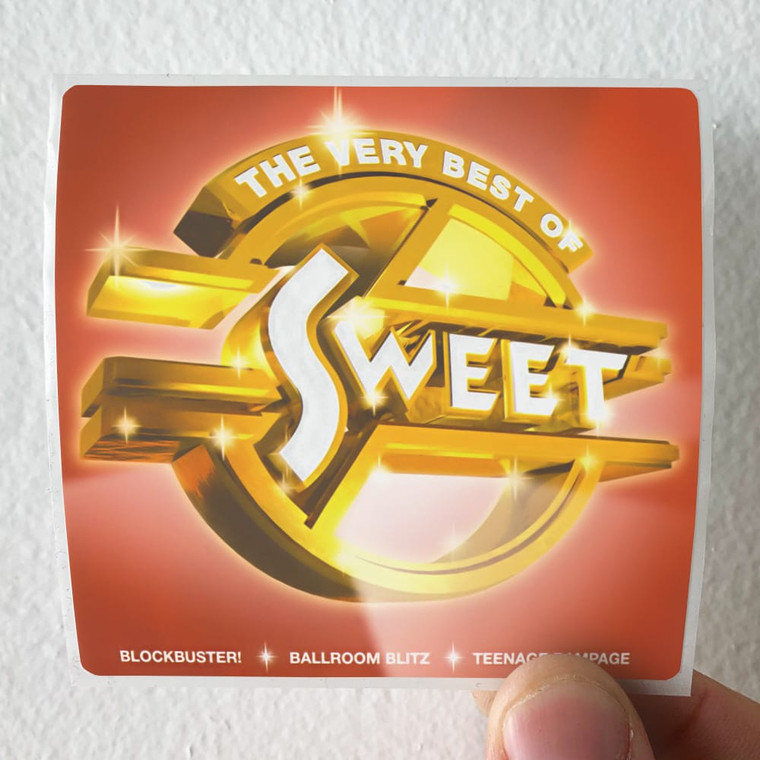 Sweet The Very Best Of Sweet Album Cover Sticker