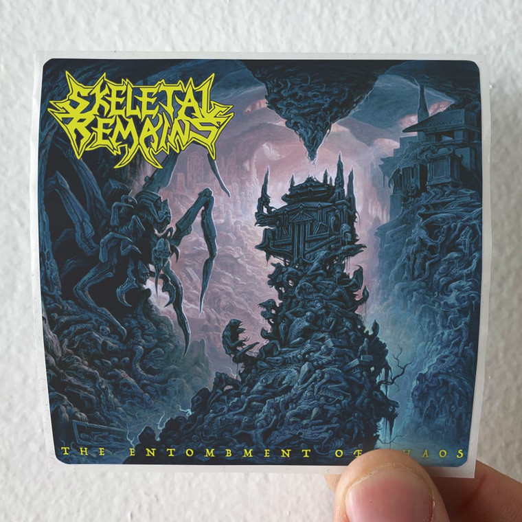 Skeletal Remains The Entombment Of Chaos Album Cover Sticker