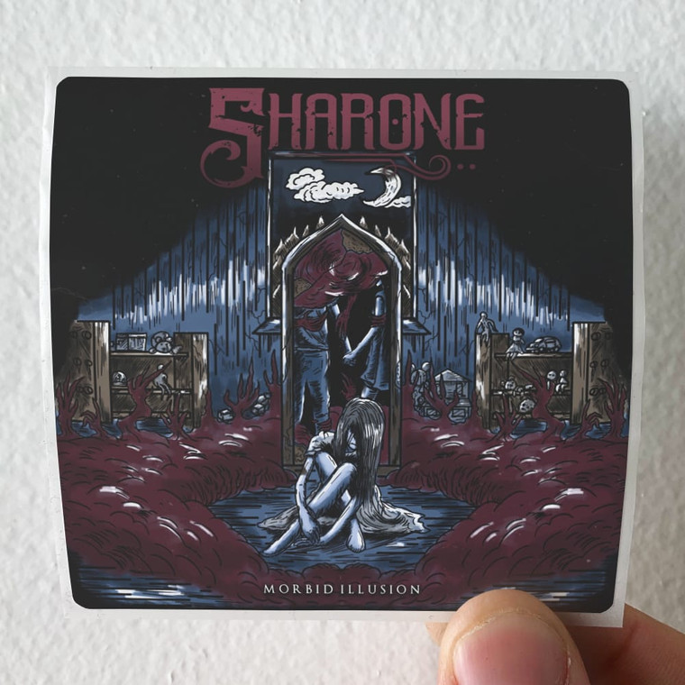 Sharone Morbid Illusion Album Cover Sticker