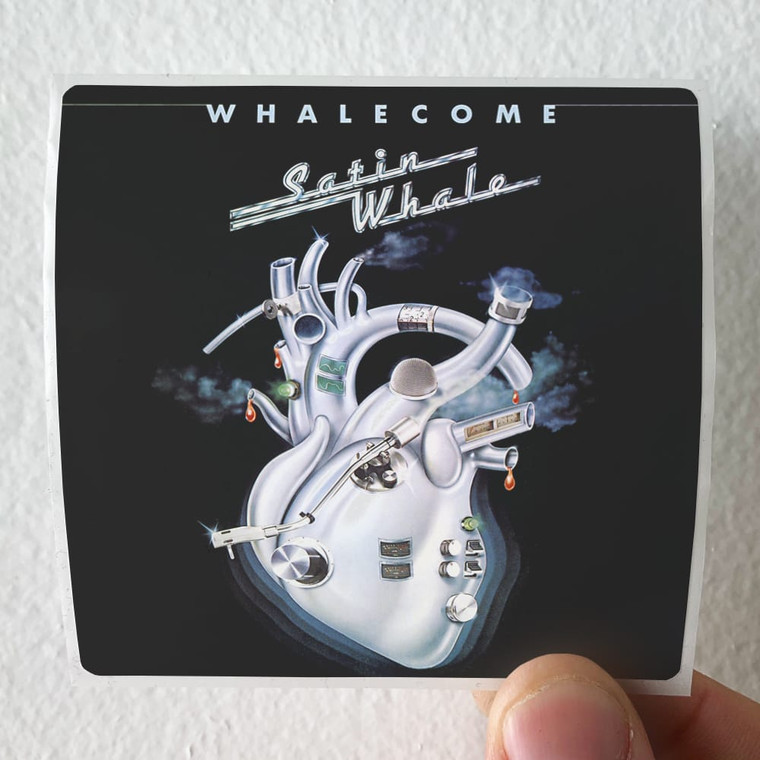 Satin Whale Whalecome Album Cover Sticker