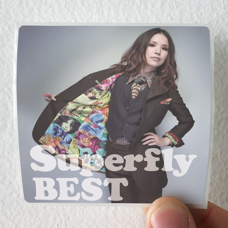 Superfly Superfly Best Album Cover Sticker