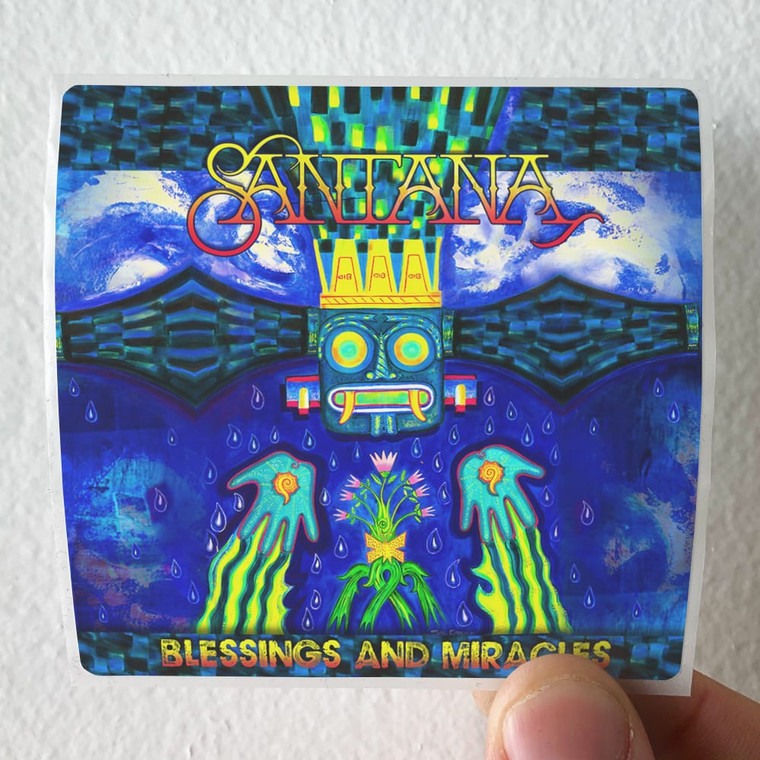 Santana Blessings And Miracles Album Cover Sticker
