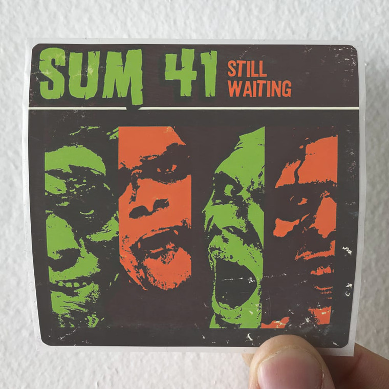 Sum 41 Still Waiting 1 Album Cover Sticker