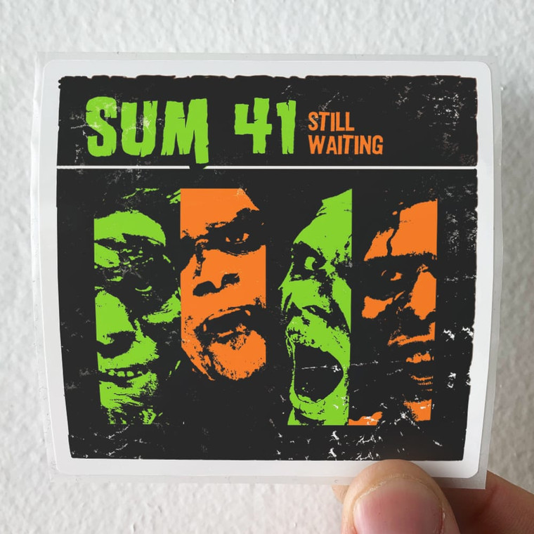 Sum 41 Still Waiting 3 Album Cover Sticker