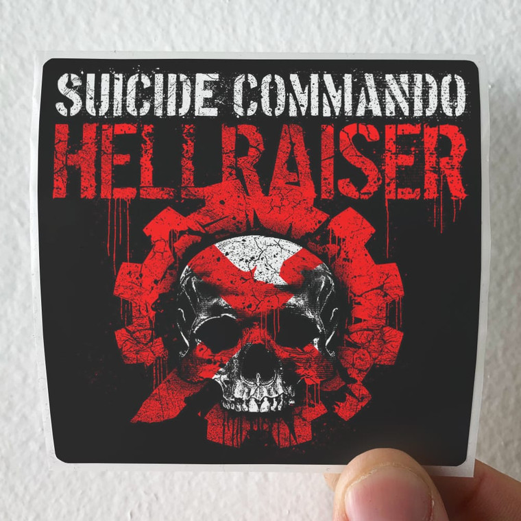 Suicide Commando Hellraiser Album Cover Sticker