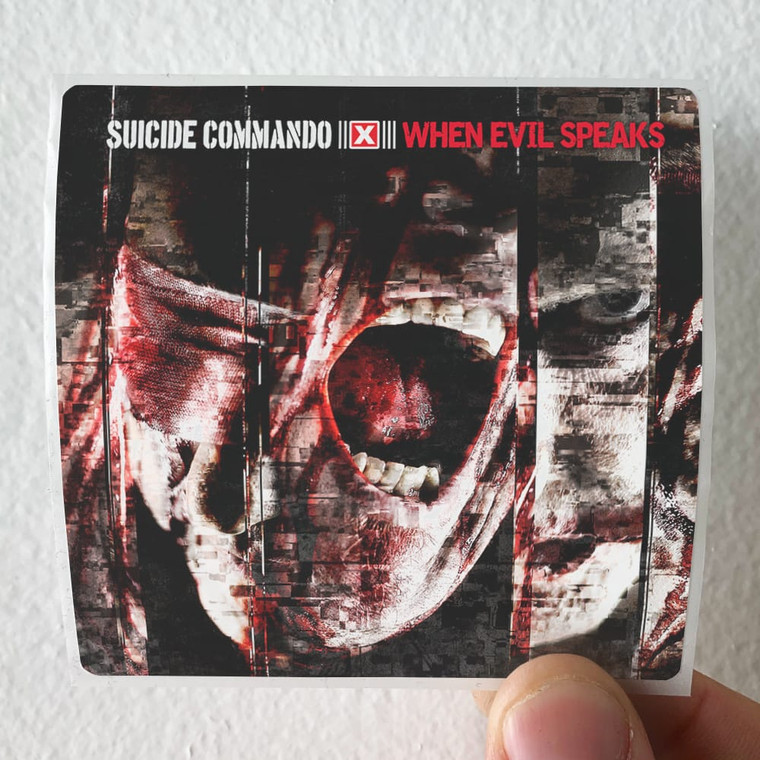 Suicide Commando When Evil Speaks Album Cover Sticker