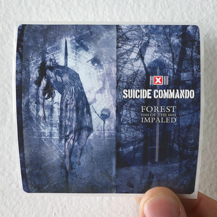 Suicide Commando Forest Of The Impaled Album Cover Sticker