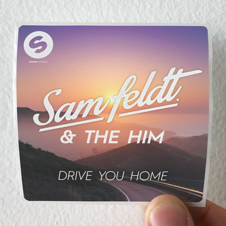 Sam Feldt Drive You Home Album Cover Sticker