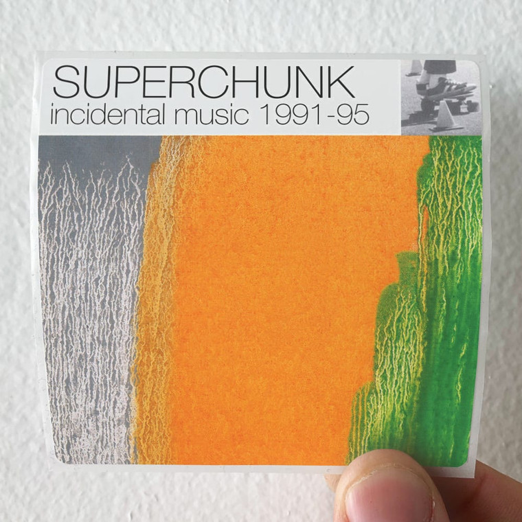 Superchunk Incidental Music 1991 1995 1 Album Cover Sticker