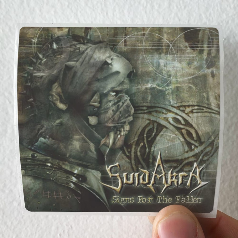 Suidakra Signs For The Fallen Album Cover Sticker
