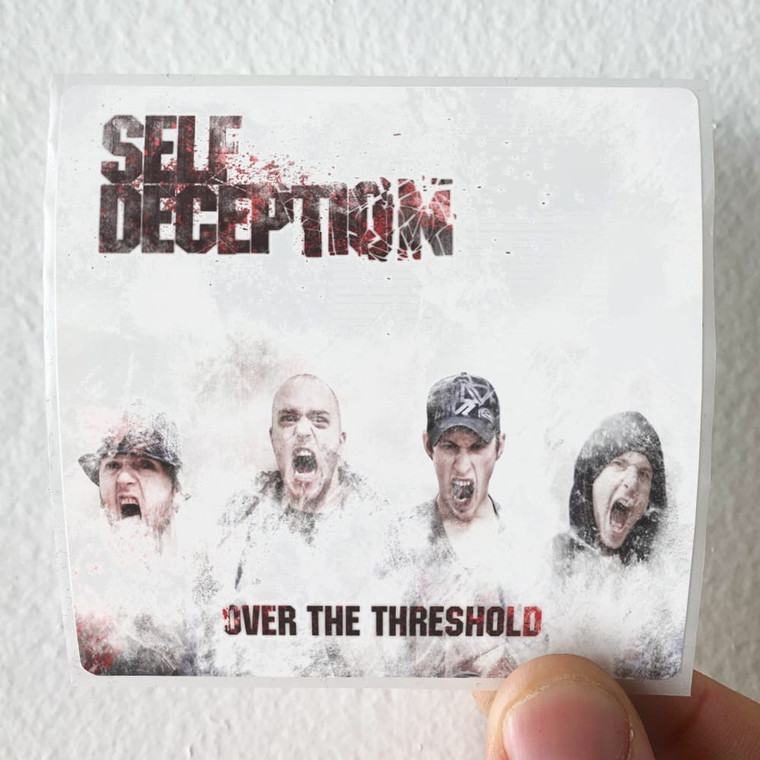 Self Deception Over The Threshold Album Cover Sticker