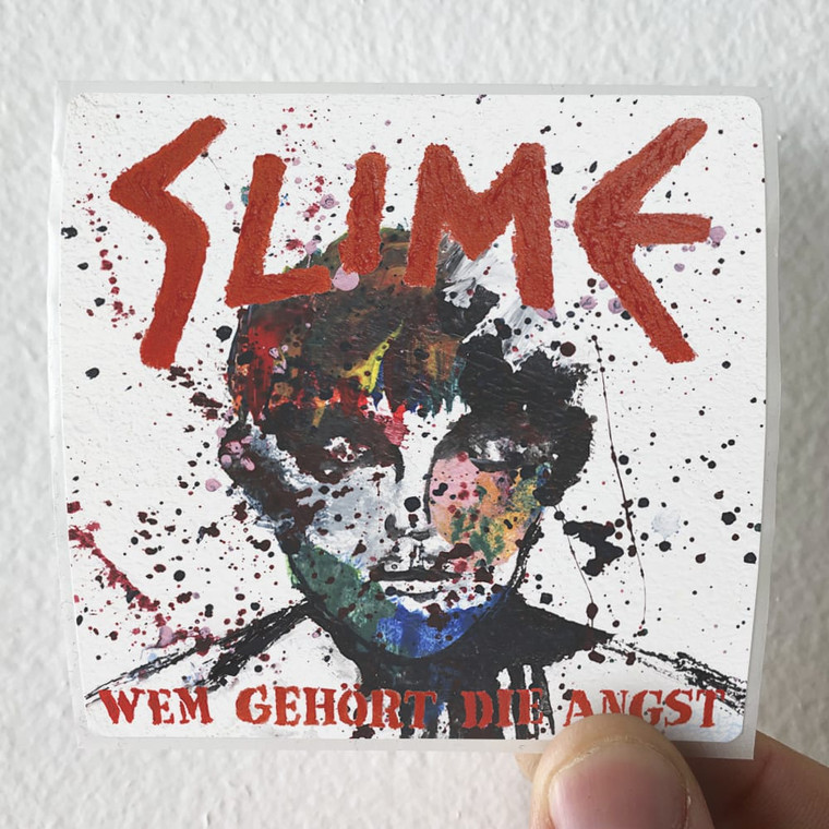 Slime Wem Gehrt Die Angst Album Cover Sticker
