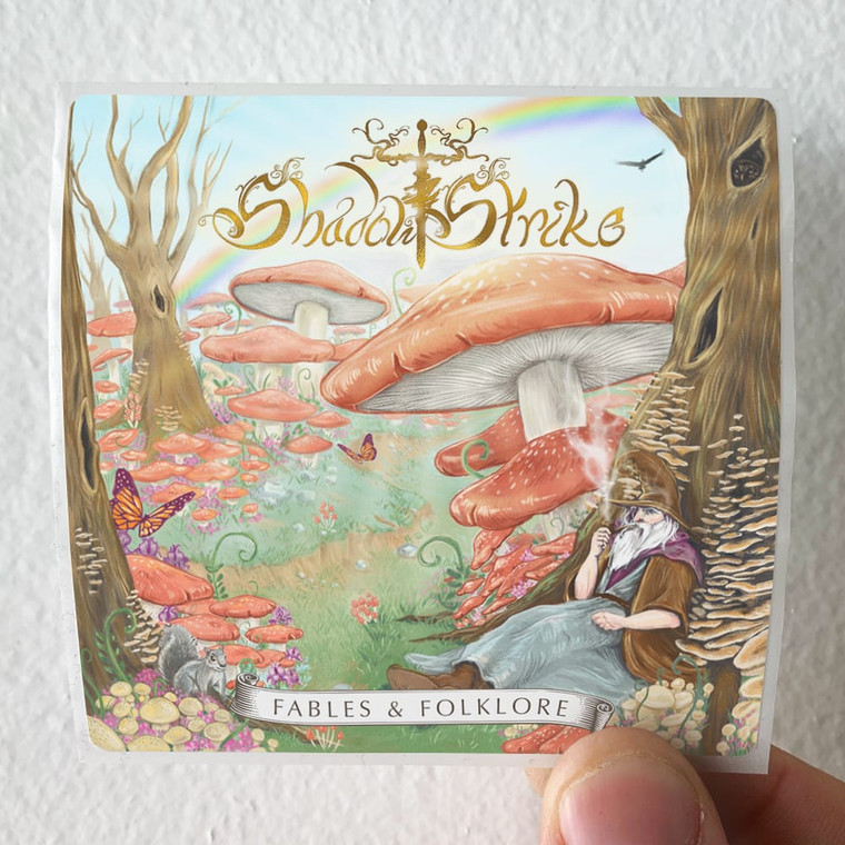 Shadowstrike Fables Folklore Album Cover Sticker