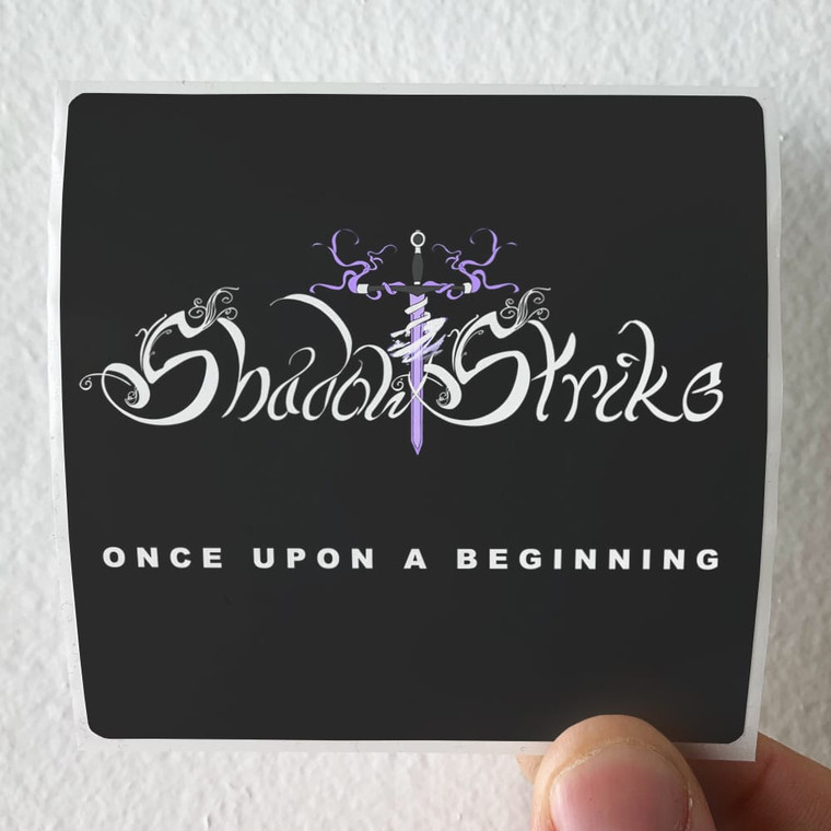 Shadowstrike Once Upon A Beginning Album Cover Sticker