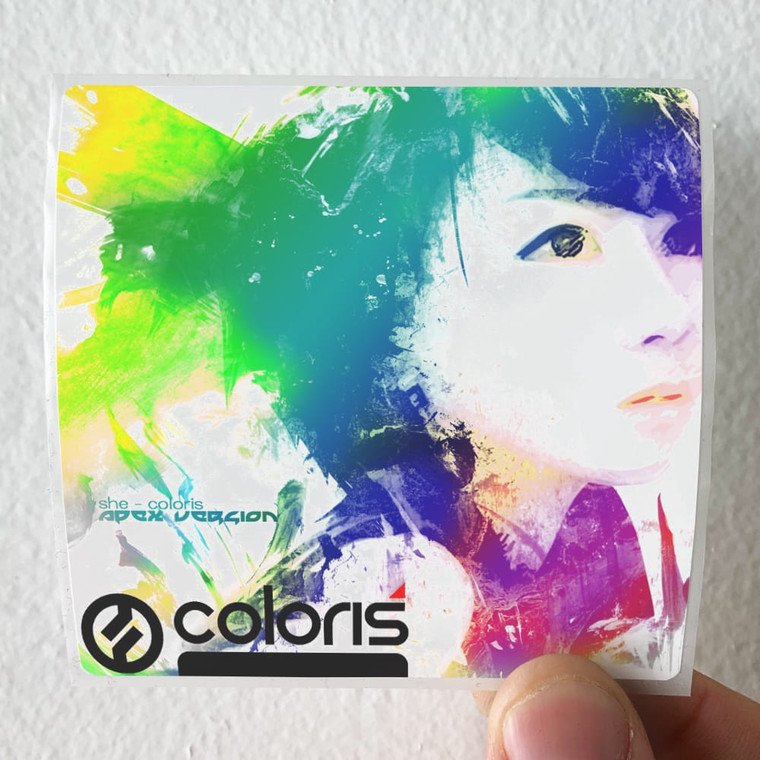 she Coloris Album Cover Sticker