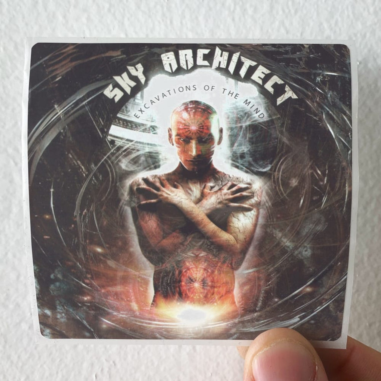 Sky Architect Excavations Of The Mind Album Cover Sticker