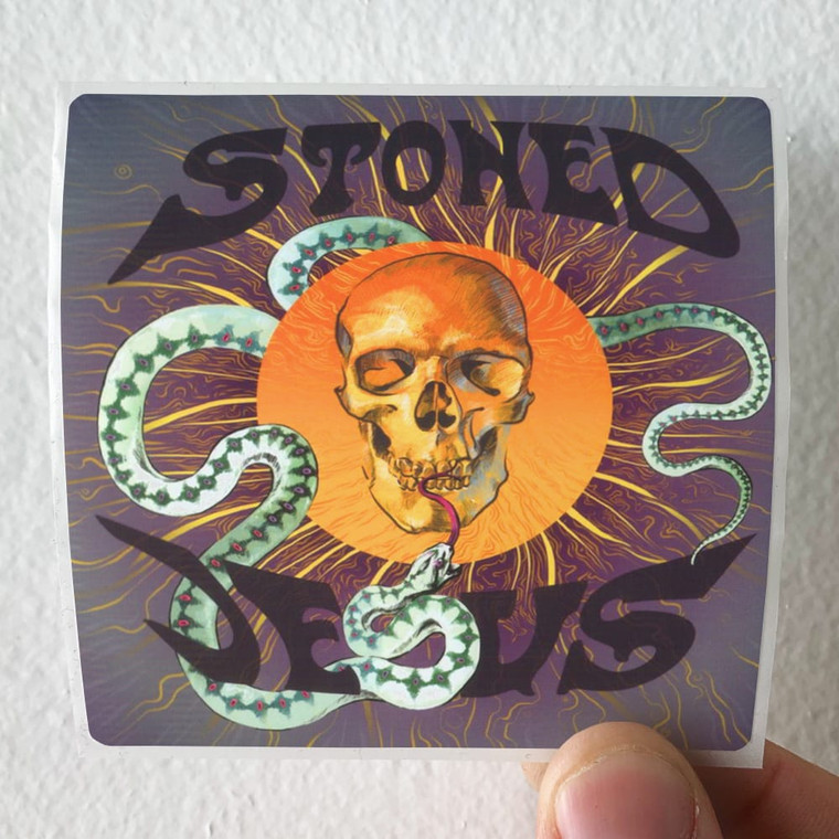 Stoned Jesus First Communion Album Cover Sticker