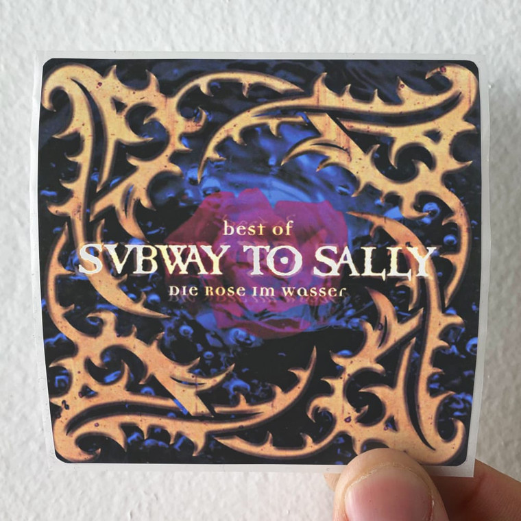 Subway to Sally Die Rose Im Wasser Best Of Subway To Sally Album Cover Sticker