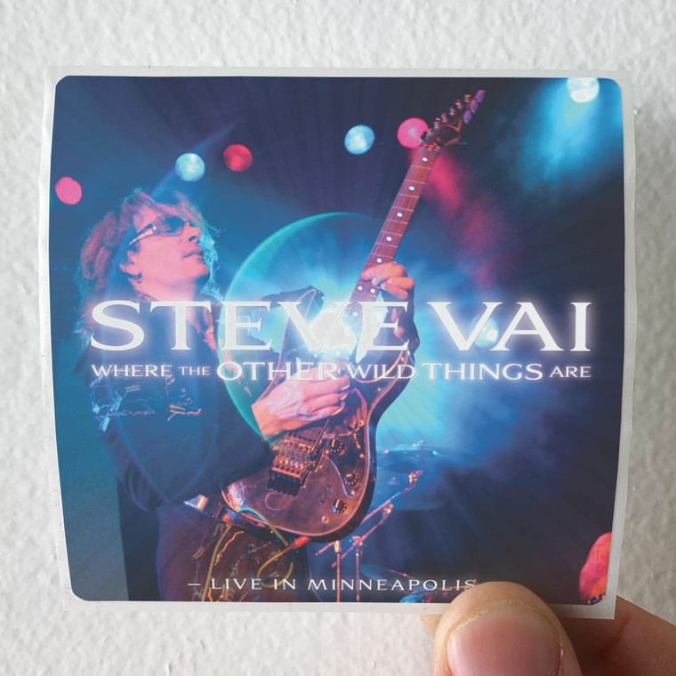 Steve Vai Where The Other Wild Things Are 1 Album Cover Sticker