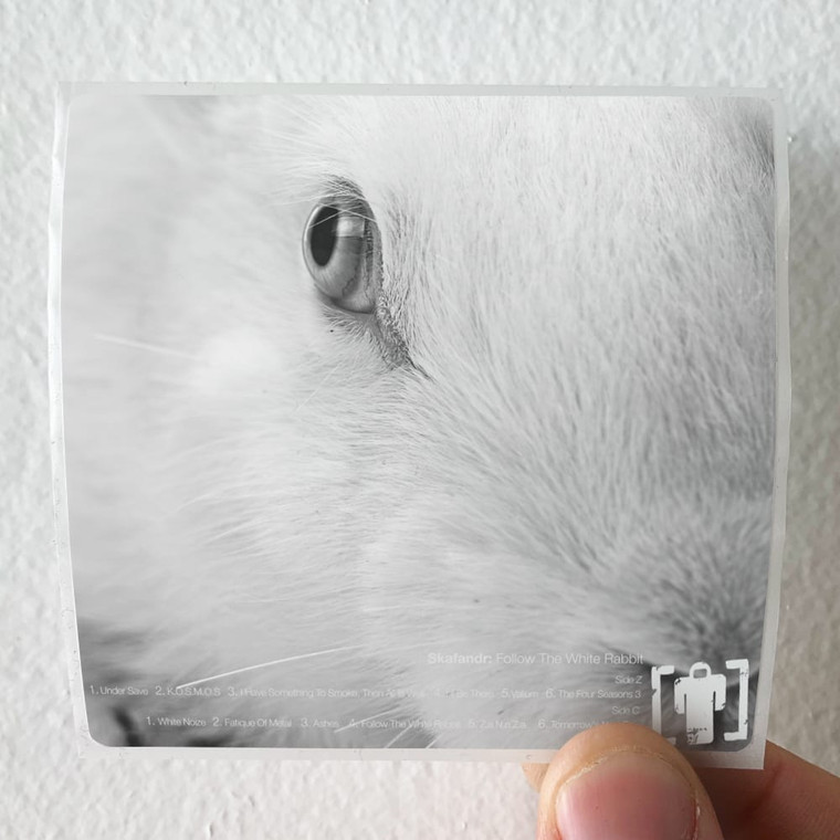 Skafandr Follow The White Rabbit Album Cover Sticker