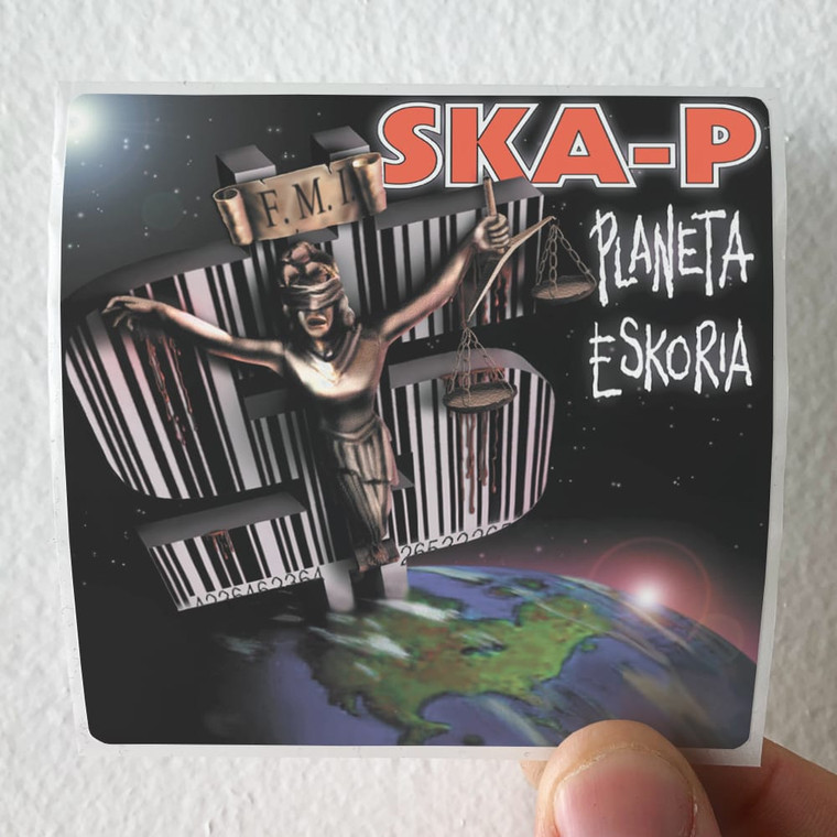 Ska-P Planeta Eskoria Album Cover Sticker