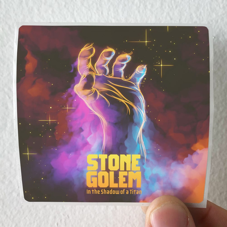 Stone Golem In The Shadow Of A Titan Album Cover Sticker Stone Golem In The Shadow Of A Titan Album Cover Sticker
