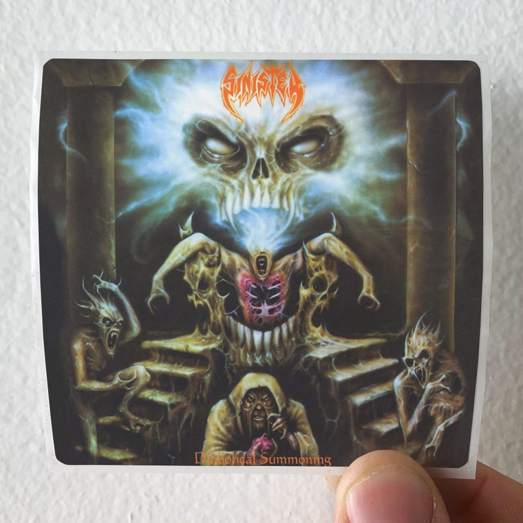 Sinister Diabolical Summoning Album Cover Sticker