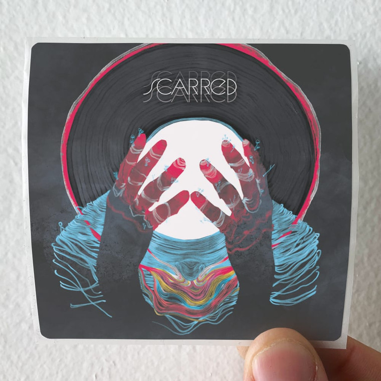 Scarred Scarred Album Cover Sticker