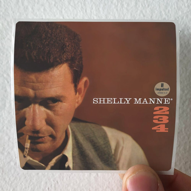 Shelly Manne 2 3 4 Album Cover Sticker Shelly Manne 2 3 4 Album Cover Sticker