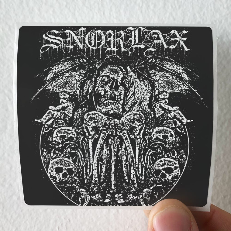 Snorlax Splintering Album Cover Sticker